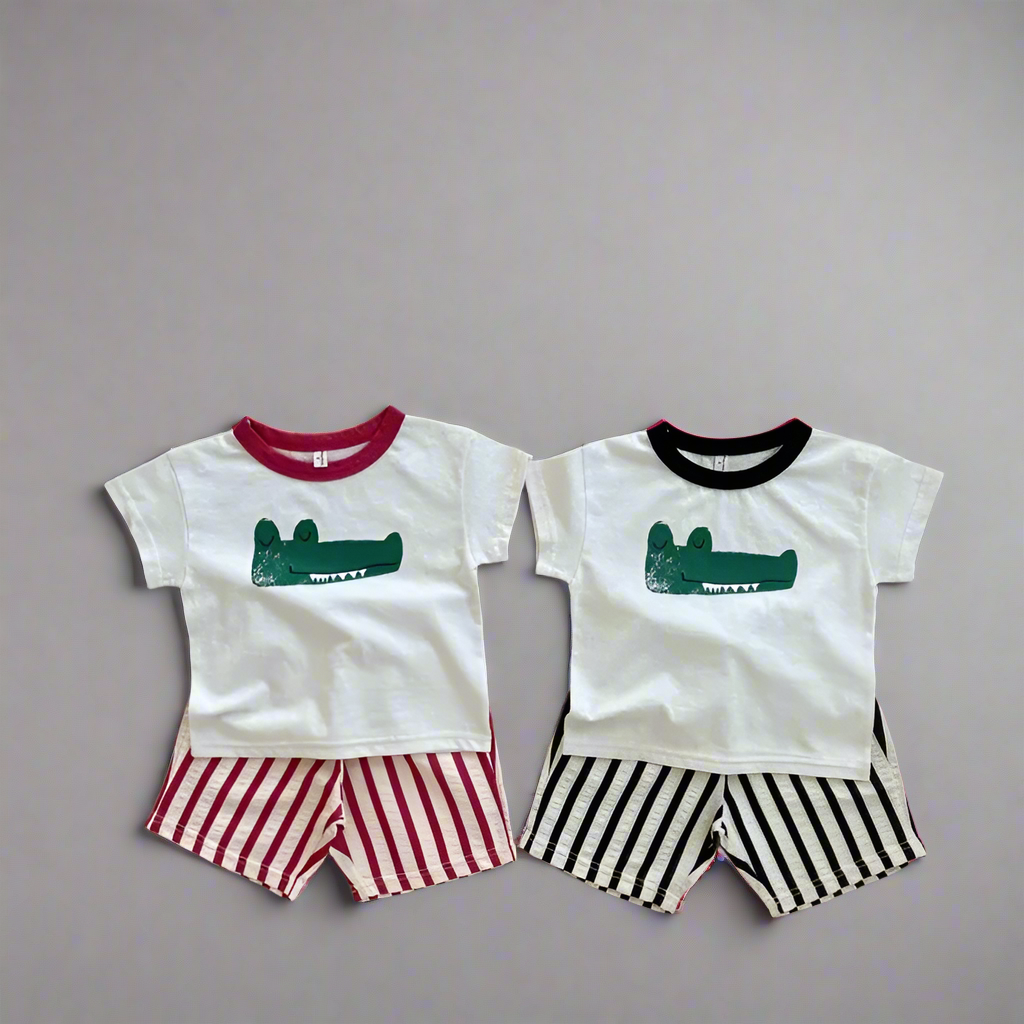 Dajoa 25SS Crocodile Top and Bottom Set