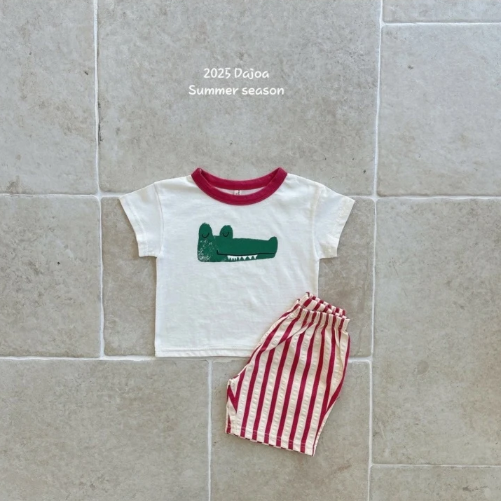 Dajoa 25SS Crocodile Top and Bottom Set
