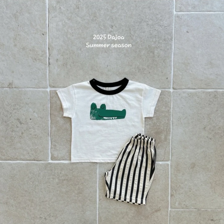 Dajoa 25SS Crocodile Top and Bottom Set