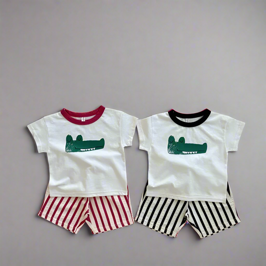 Dajoa 25SS Crocodile Top and Bottom Set