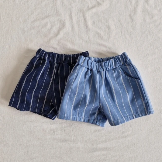 Black Pink Cony Denim Shorts