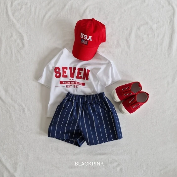 Black Pink Cony Denim Shorts